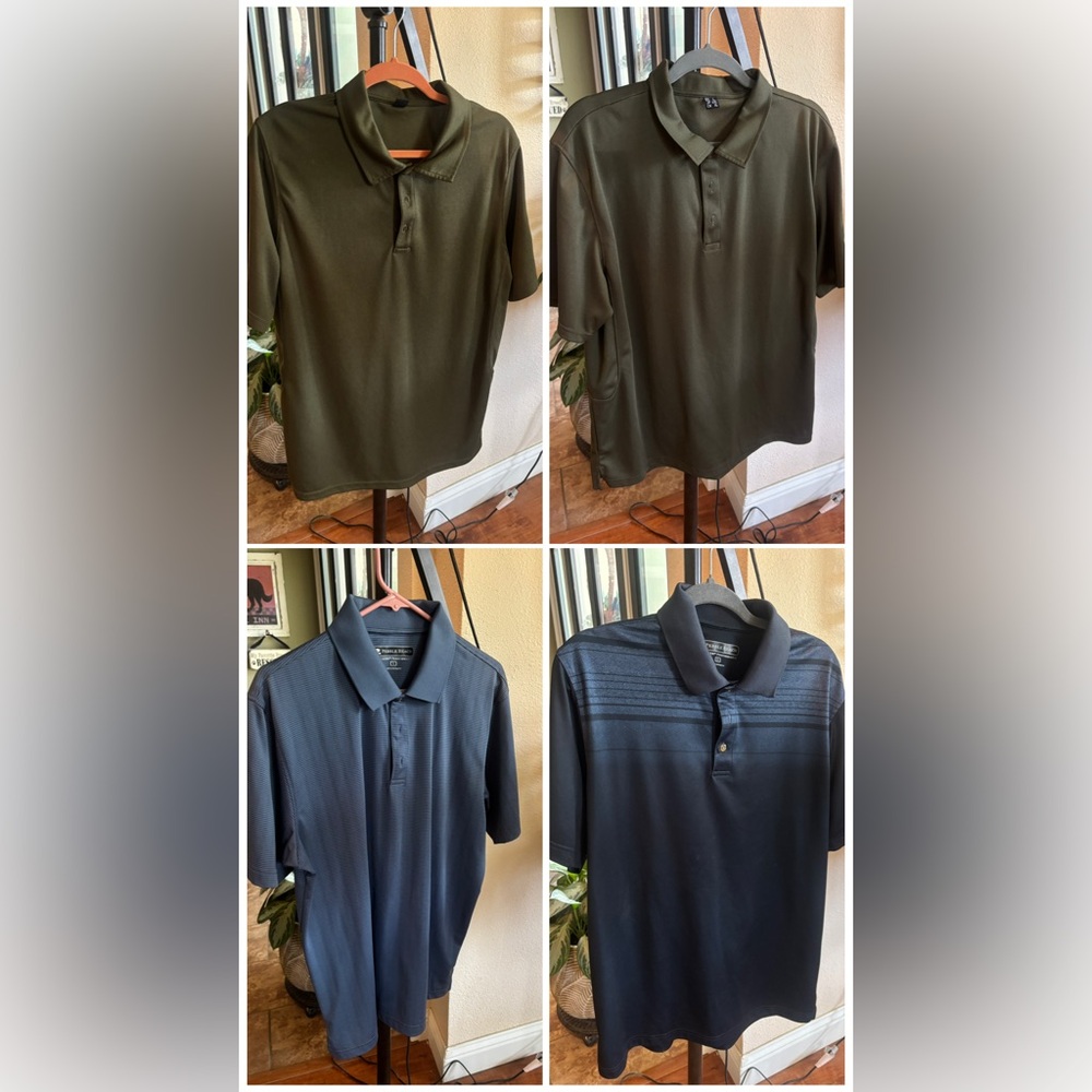 4 Men's Collared Shirt Bundle